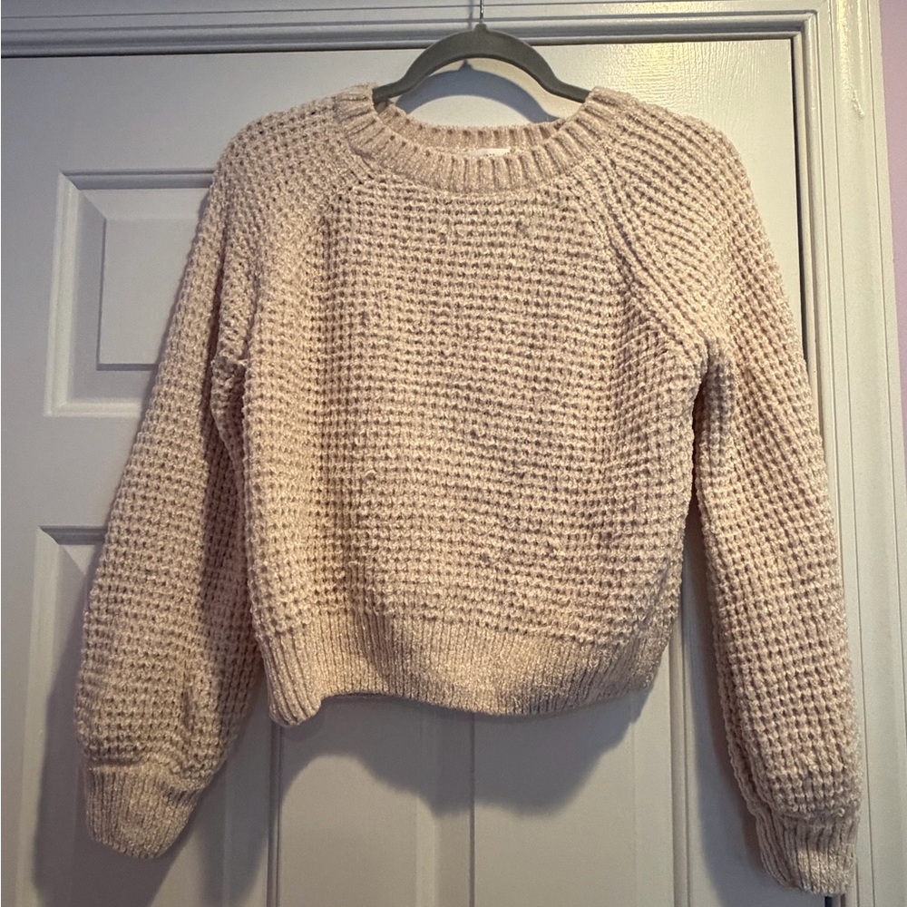 Altar'd State Cream Knit Sweater